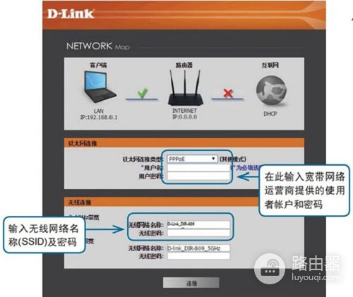 D-Link DIR-822 无线路由器上网设置