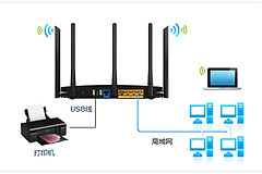 TP-Link TL-WDR4320 无线路由器打印服务器设置指南