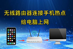 无线路由器连接手机热点给电脑上网(路由器连手机热点让电脑上网)