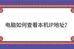 电脑如何查看IP地址(如何查看电脑的IP)