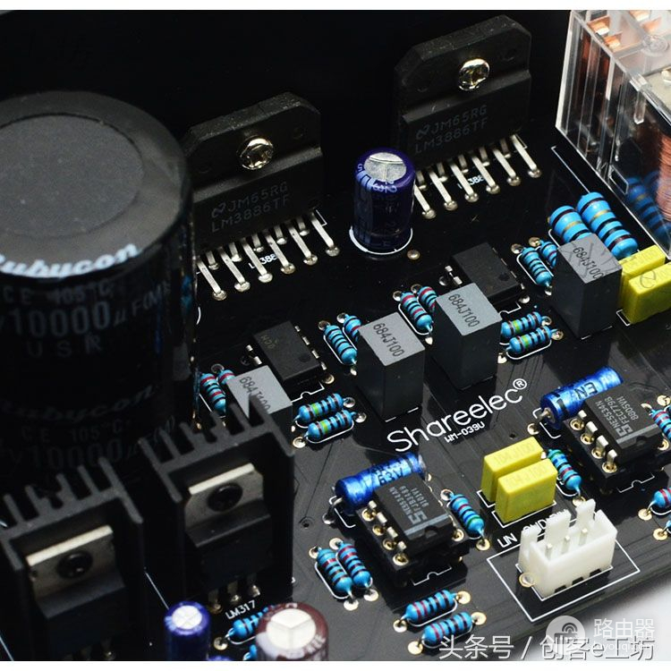 用LM3886做单声道功放，简单的电路，不一样的音质！
