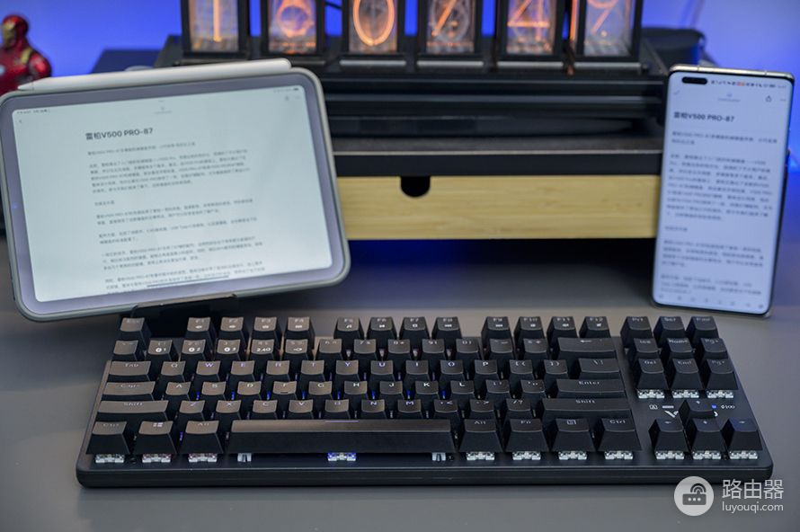 雷柏V500 PRO-87多模版机械键盘评测：小巧实用 性价比之选