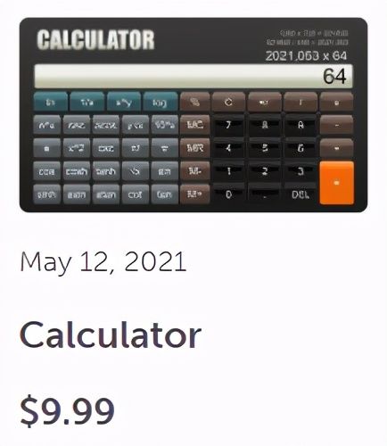 任天堂Switch商店上架了计算器，售价9.99美元