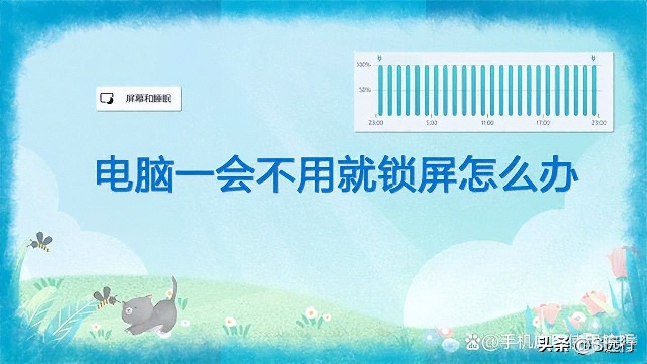 电脑一会不用就锁屏怎么办(电脑一会不动就锁屏但是已经设置了不锁屏了)