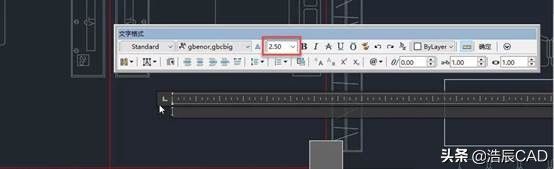 CAD制图初学入门之多行文字字高设置