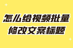 电脑上的视频文件要怎么修改文件名(视频文件如何改名)