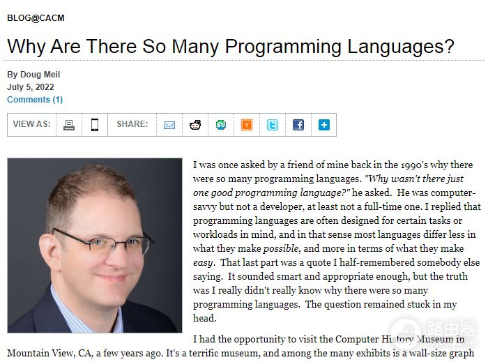 计算机编程语言为何层出不穷？化解开发者痛点才是关键