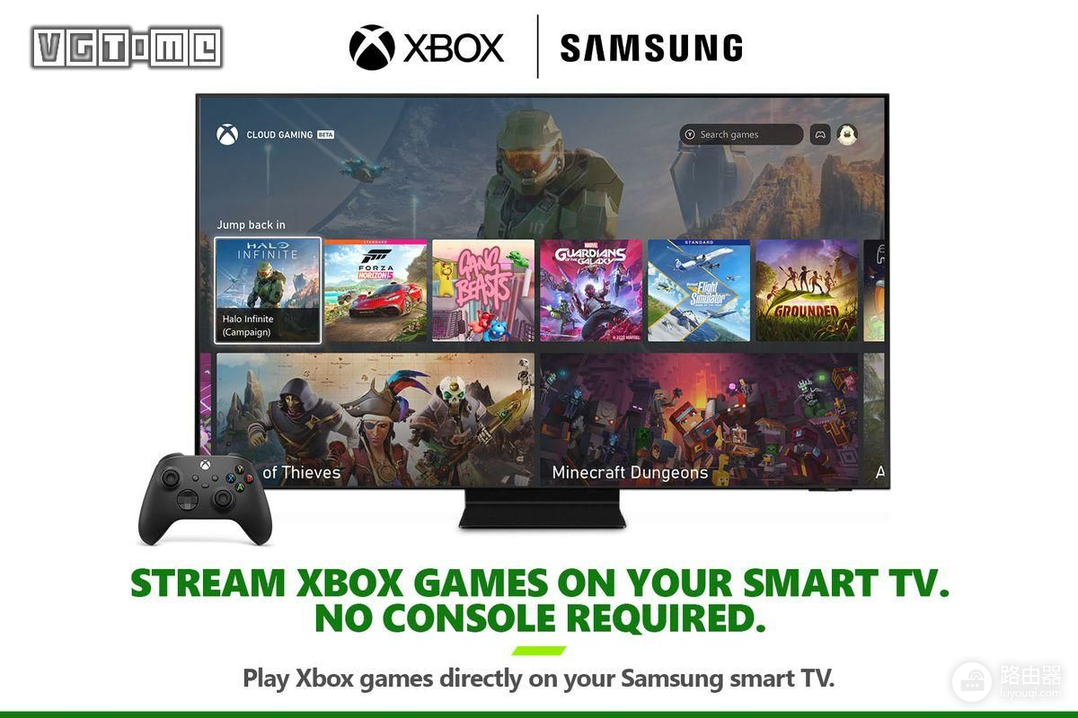 不用买Xbox主机，三星电视上也能跑Xbox云游戏了
