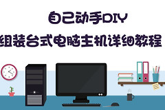电脑和主机的线怎么组装(DIY组装台式电脑主机很简单！用搭积木的方法组装电脑)