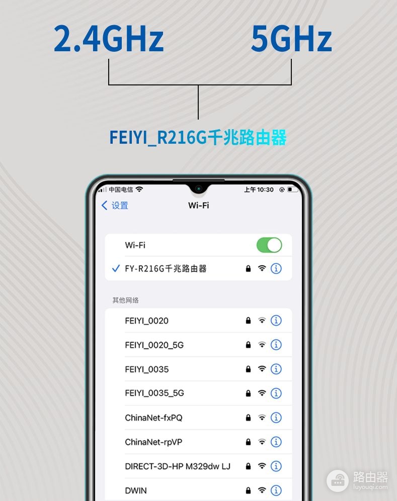 飞邑新品丨超高颜值双频千兆无线路由器AC2100