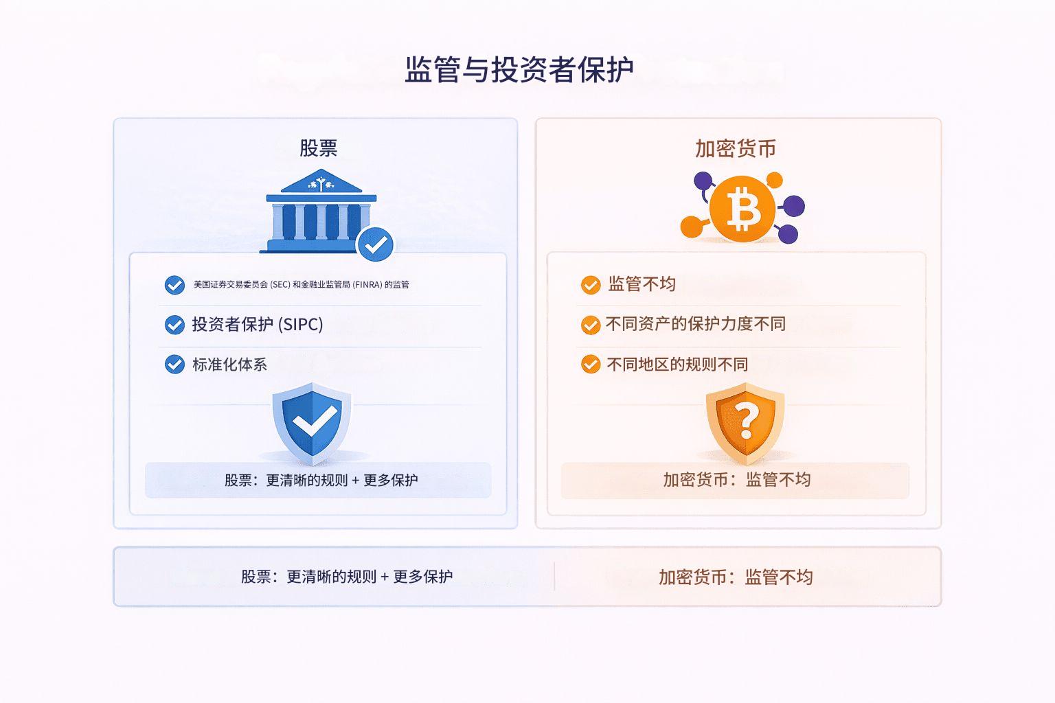 加密货币交易与股票交易有什么区别?怎么选