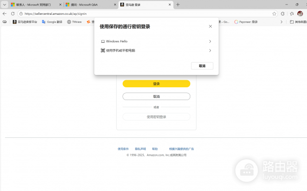 浏览器频繁弹出Windows Hello验证？原因分析与关闭指南