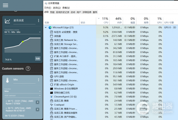 edge浏览器打开必应搜索CPU占用高怎么办？bing页面导致发热解决方法