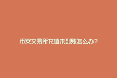为什么安币充值没到账？90%的问题都能这样解决！