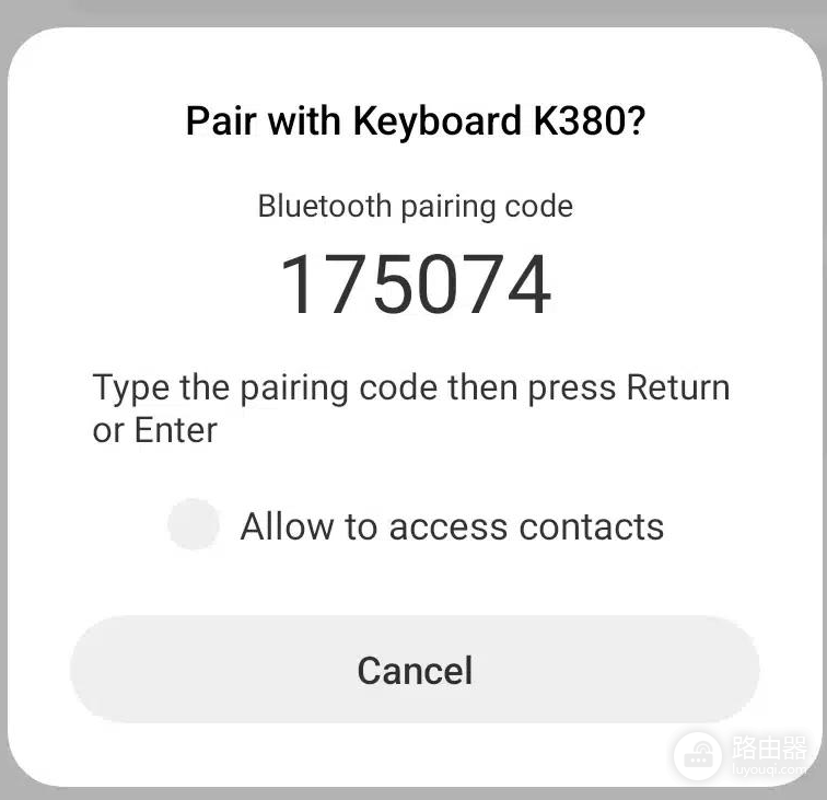 添加蓝牙键盘时提示输入Majestouch Convertible 2的pin，蓝牙键盘pin码是什么？