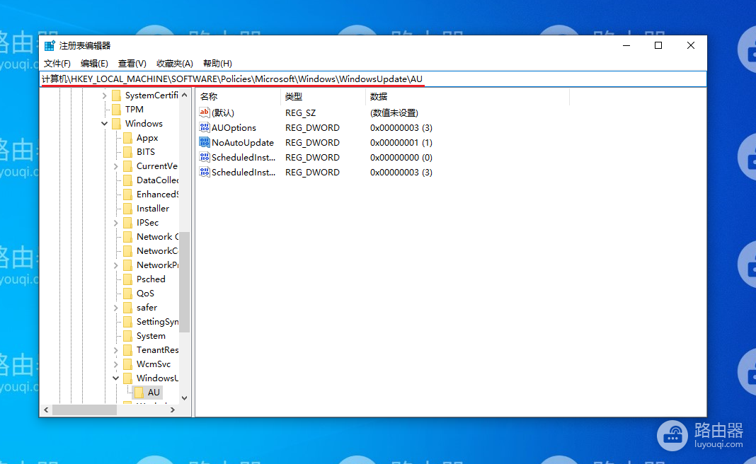 Windows更新界面提示“你的组织已关闭自动更新”的解决方法