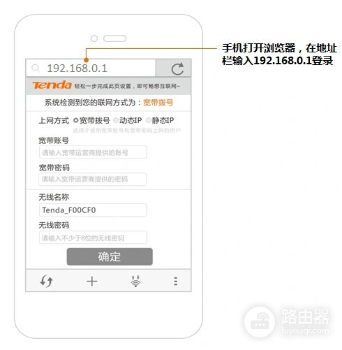 腾达192.168.0.1登录入口手机登陆