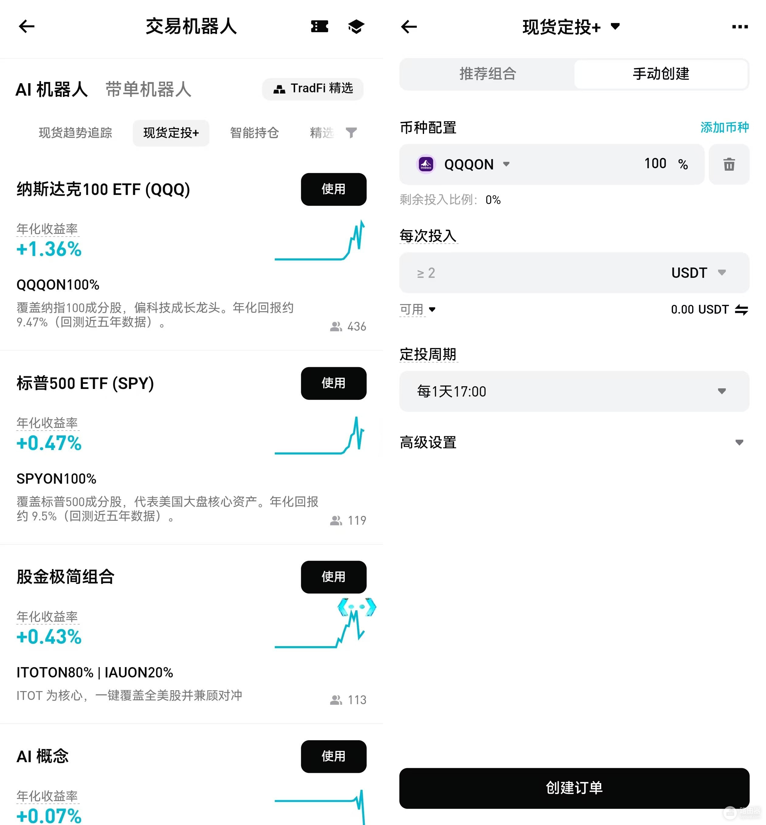 Bitget现货定投功能是什么?美股rToken自动定投的具体玩法