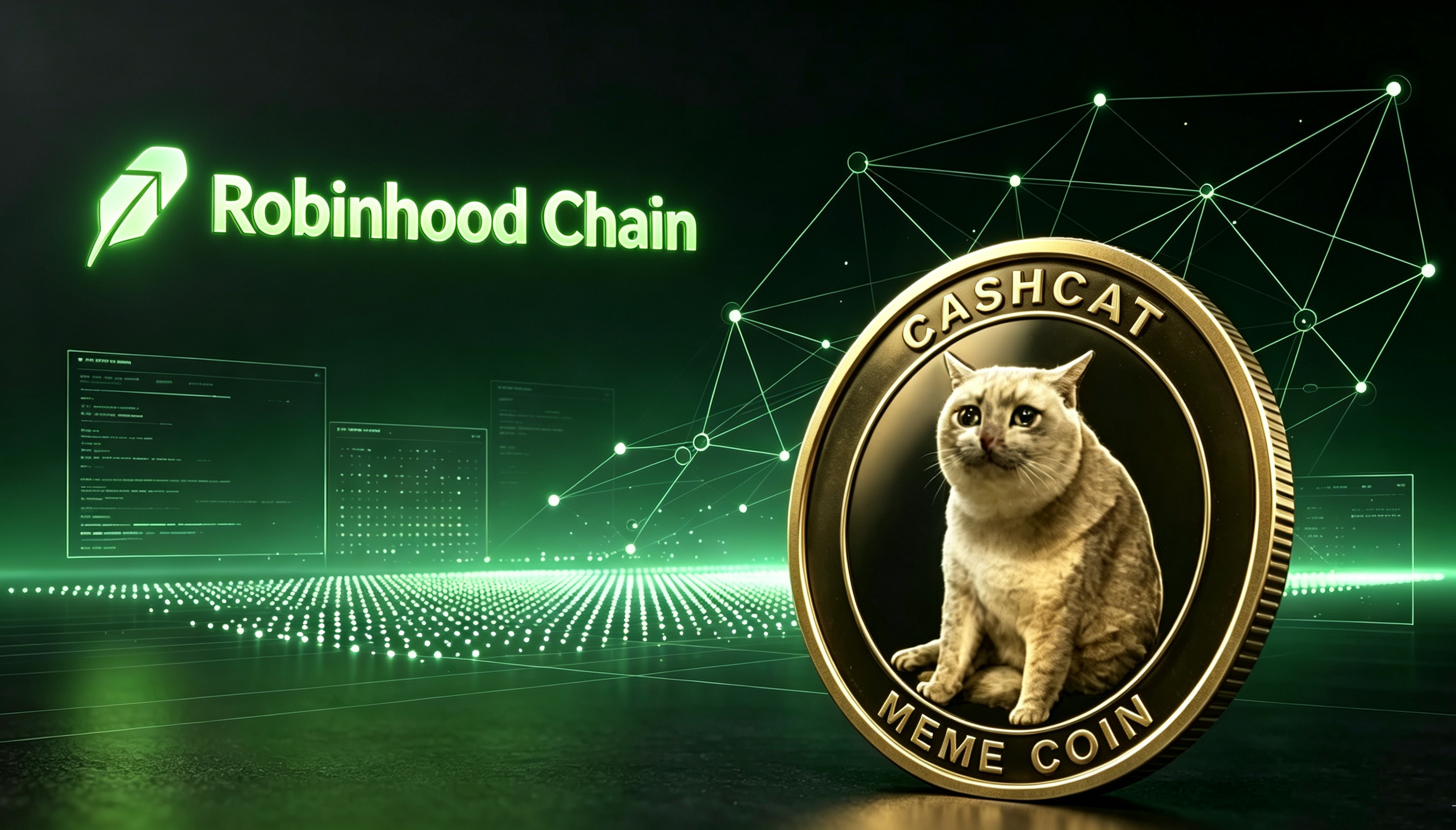 CASHCAT是什么币?Robinhood Chain首个爆火Meme币全解析