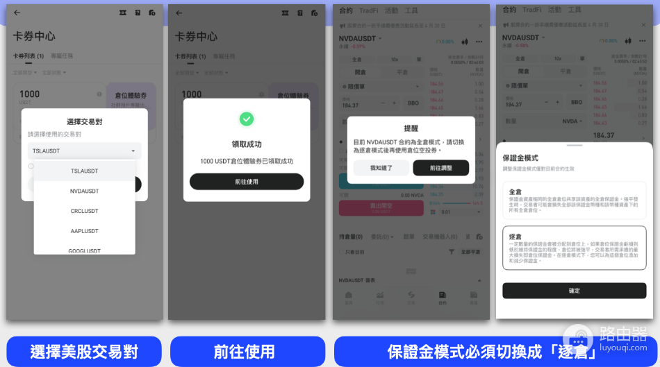 怎么在Bitget进行美股代币合约体验金操作? Bitget美股代币合约体验金操作心得
