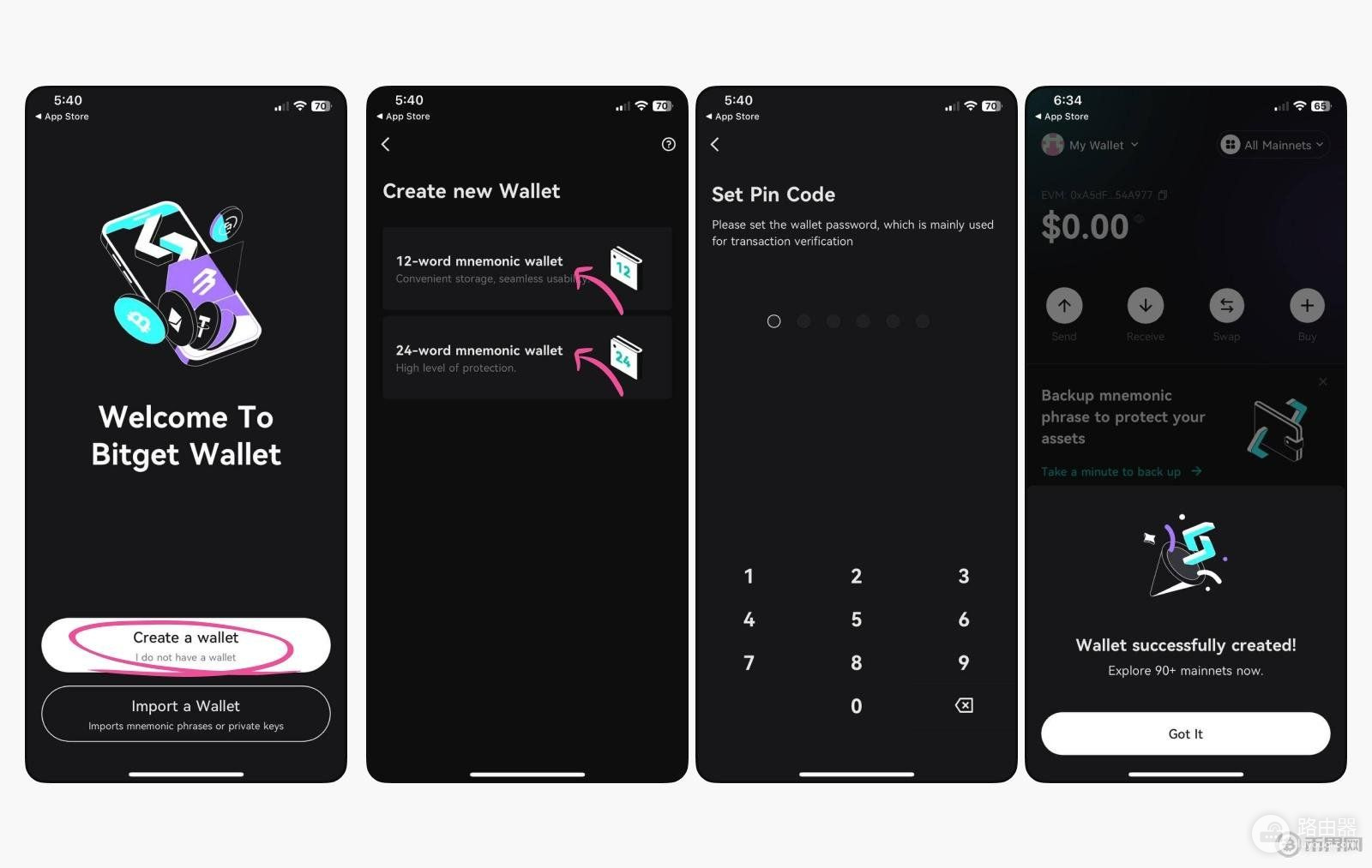 如何下载并创建Bitget钱包?Bitget钱包转账加密货币操作