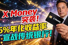 X-Money真的能干掉传统银行吗？马斯克6%的高息黑卡！刺激！