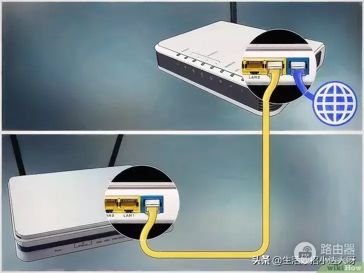 如何连接两台路由器以扩展网络-如何把网络连接在路由器上