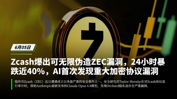 Zcash 4年潜伏Bug曝光：Orchard漏洞原理、影响与隐私币信任危机