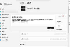 win11专业版激活失败报错怎么办？版本不匹配修复教程