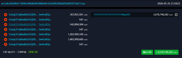 830万美元比特币被永久烧毁：11年休眠巨鲸突然销毁107BTC