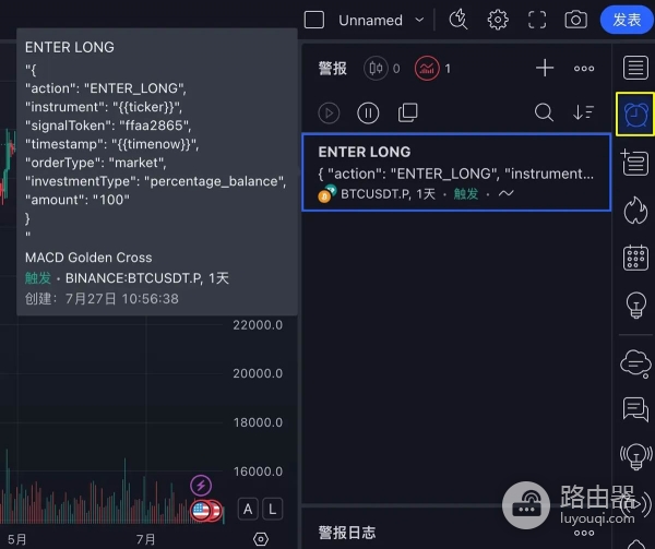 TradingView警报如何与okx交易平台信号策略联动？