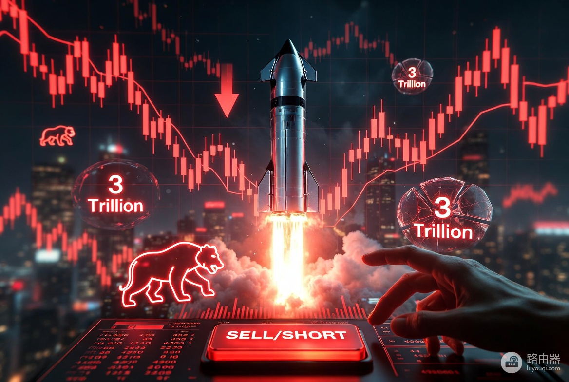 SpaceX市值破3万亿越涨越危险?如何用币an做空SpaceX