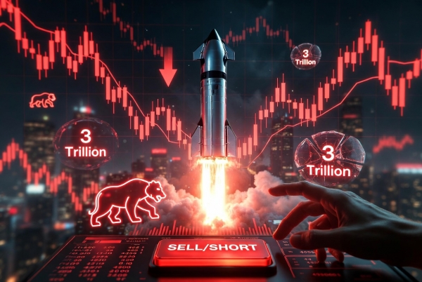 SpaceX市值破3万亿越涨越危险？如何用币an做空SpaceX