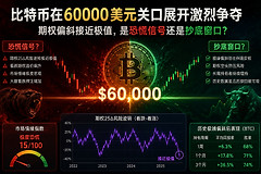 比特币期权偏斜接近极值，是恐慌信号还是抄底窗口？