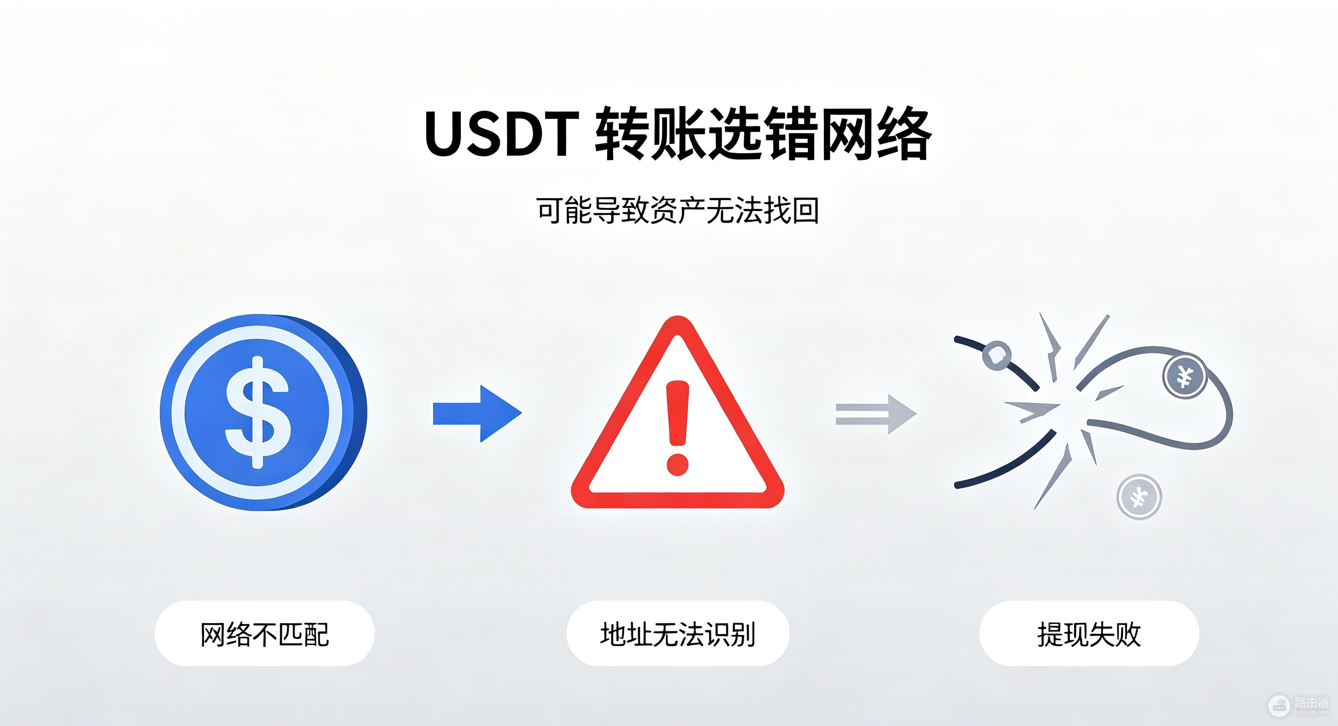 USDT转账选错网络会怎么样？一文看懂TRC20、ERC20选错后的真实风险