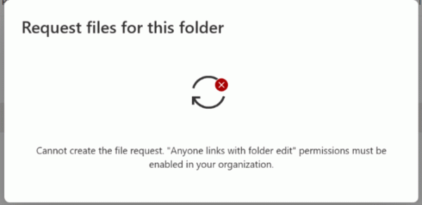sharepoint外部共享报错无法请求文件怎么办？file request修复教程