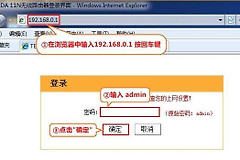 登录路由器的入口（路由器的登录入口）