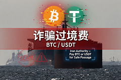 霍尔木兹海峡危机：加密货币诈骗曝光，BTC和USDT成“过境费”工具