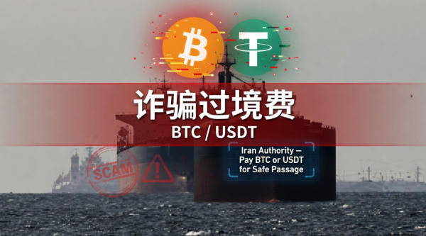霍尔木兹海峡危机：加密货币诈骗曝光，BTC和USDT成“过境费”工具
