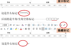 word编辑标记中的圆圈是什么？不间断空格含义与消除教程