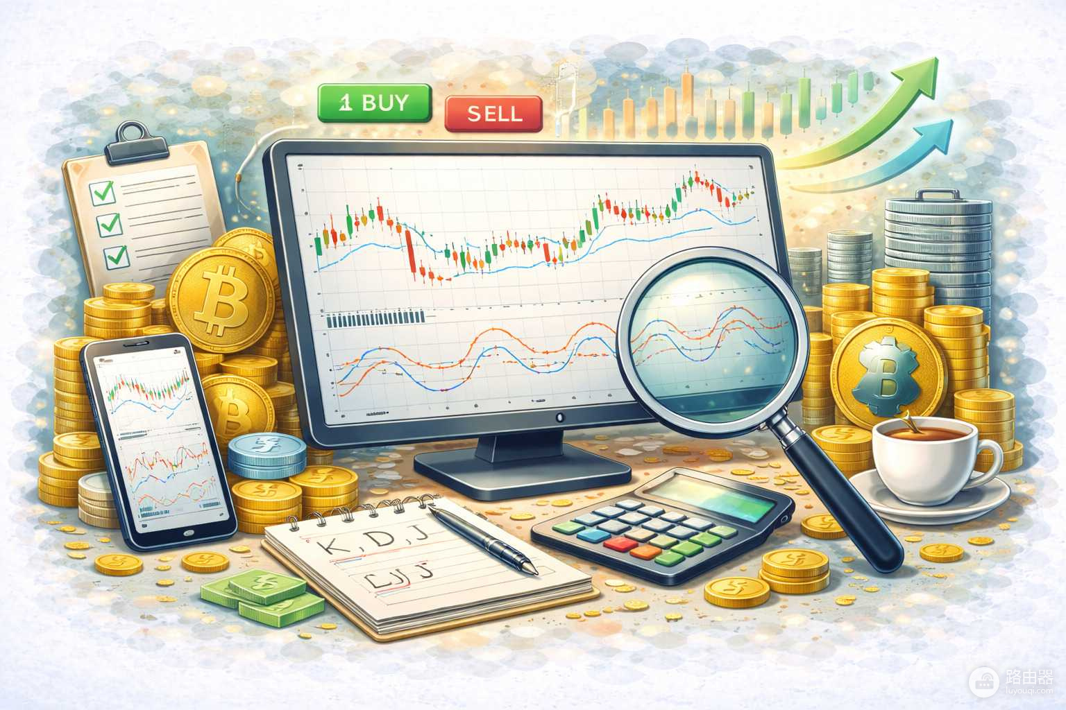KDJ指标是什么?加密货币短线如何用KDJ找买卖点?