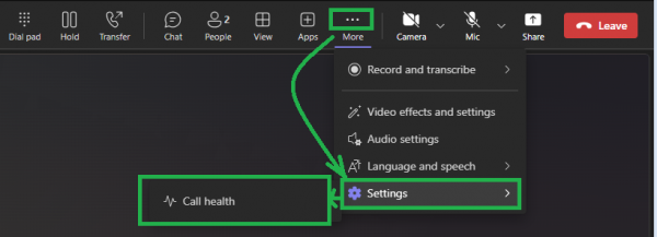 teams通话健康状态找不到怎么办？teams会议实时质量查看教程