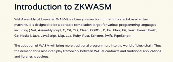 zkWASM有什么用?和zkEVM有什么区别