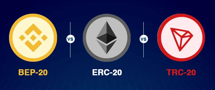 USDT提现地址：ERC-20、TRC-20与BEP-20的区别