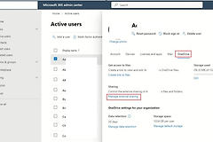 onedrive外部分享权限限制教程：针对特定账号或群组设置组织内分享