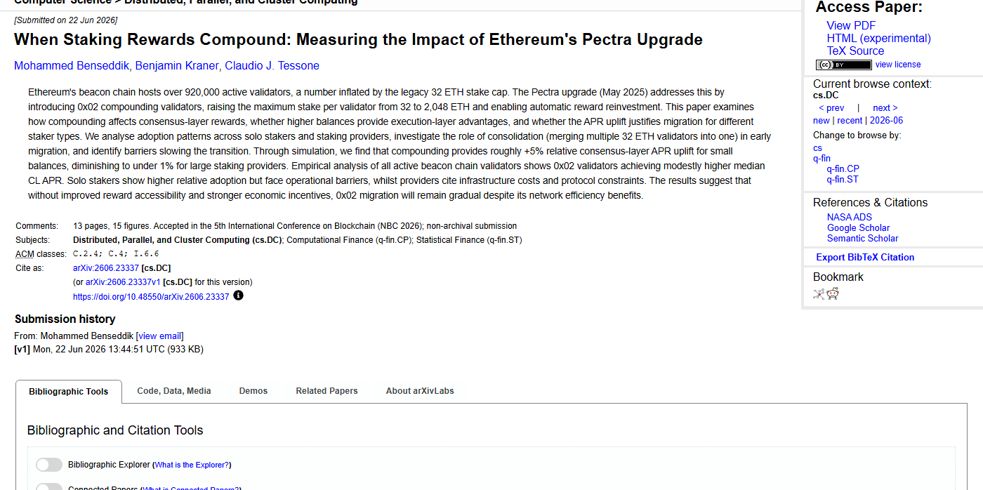 EIP-7251复利验证者是什么?Pectra后32ETH上限怎样变成2048ETH