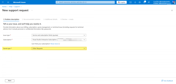 Azure无法创建韩国南部公共ip怎么办？区域访问权限申请教程