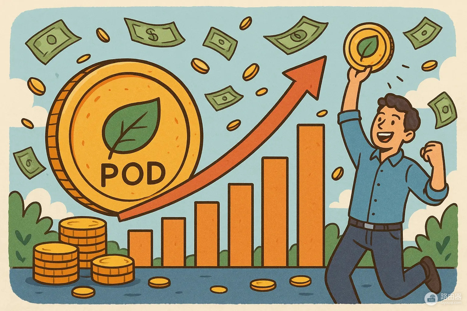 暴涨14倍!Dolphin网络$POD走红,AI加DePIN成为Base最大热点
