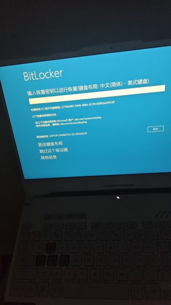 win11开机反复弹出bitlocker恢复密钥怎么办?系统加密自动锁定修复