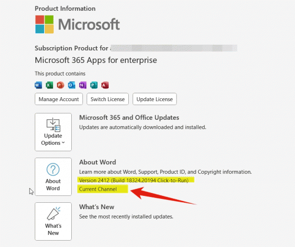 Microsoft Office版本滞后且无法更新的解决方法